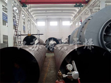 氫氧化鋁回轉滾筒幹燥機工程