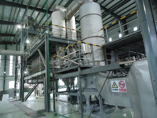 山東（dōng）老客戶三次訂購閃蒸幹燥機